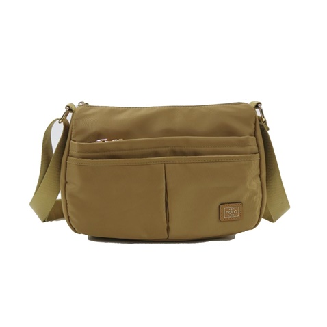 VQF POLO LINE-Γυναικεία τσάντα χιαστί VQF POLO LINE 2215 λαδί