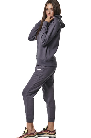 BODY ACTION-Γυναικείο παντελόνι φόρμας BODY ACTION 021443-01 γκρι