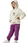 BODY ACTION-Παιδικό παντελόνι φόρμας BODY ACTION 022406-01 μοβ