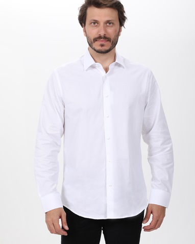MARTIN & CO-Ανδρικό πουκάμισο MARTIN & CO 224-52-1501 λευκό