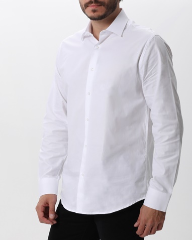 MARTIN & CO-Ανδρικό πουκάμισο MARTIN & CO 224-52-1501 λευκό