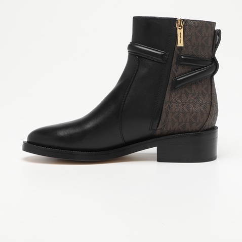 MICHAEL KORS-Γυναικεία μποτάκια MICHAEL KORS 40F3HAME6L HAMILTON μαύρο καφέ