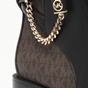 MICHAEL KORS-Γυναικεία μποτάκια MICHAEL KORS 40F3HAME6L HAMILTON μαύρο καφέ