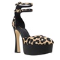 MICHAEL KORS-Γυναικείες γόβες MICHAEL KORS 40F3MTHS1H MARTINA μπεζ μαύρο animal print 