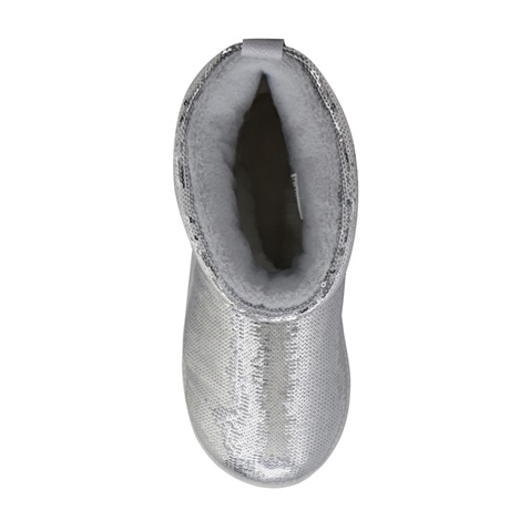 UGG AUSTRALIA-Γυναικεία μποτάκια UGG  Classic Mini Mirror Ball  1151291 ασημί
