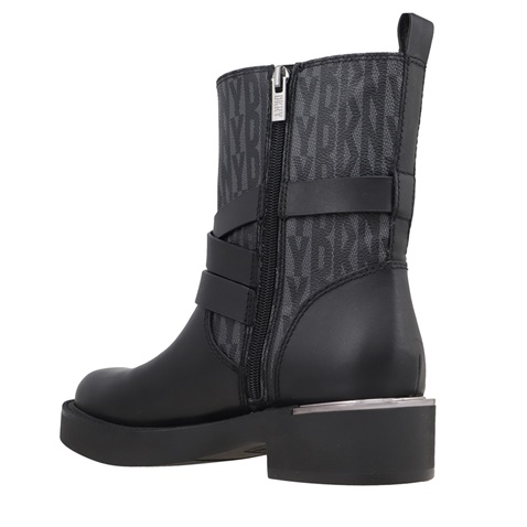 DKNY-Γυναικεία μποτάκια DKNY K2312709 TAETA μαύρο γκρι
