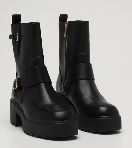 MICHAEL KORS-Γυναικεία μποτάκια MICHAEL KORS  PERRY 40F3PYME5L μαύρα
