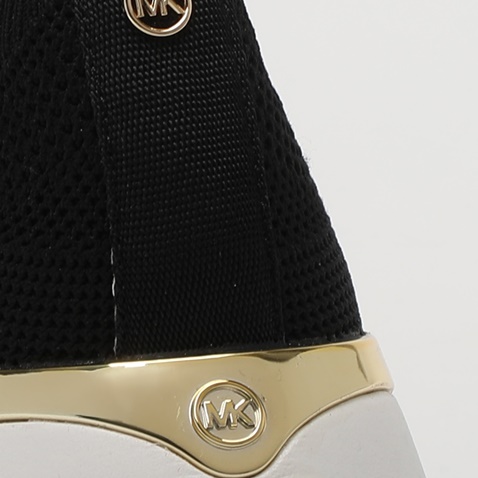 MICHAEL KORS-Γυναικεία slip on sneakers MICHAEL KORS 43T1BDFS1D μαύρο λευκό