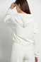 BODYTALK-Γυναικεία φούτερ μπλούζα BODYTALK 1222-901325 εκρού