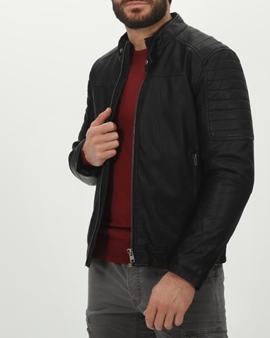 EXPLORER-Ανδρικό jacket EXPLORER 2411103032 μαύρο