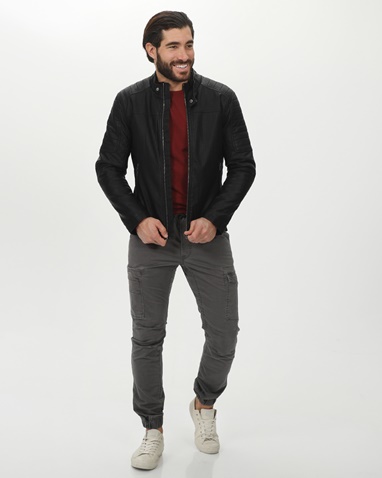 EXPLORER-Ανδρικό jacket EXPLORER 2411103032 μαύρο