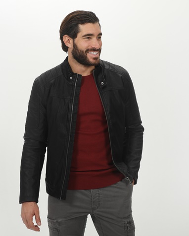 EXPLORER-Ανδρικό jacket EXPLORER 2411103032 μαύρο