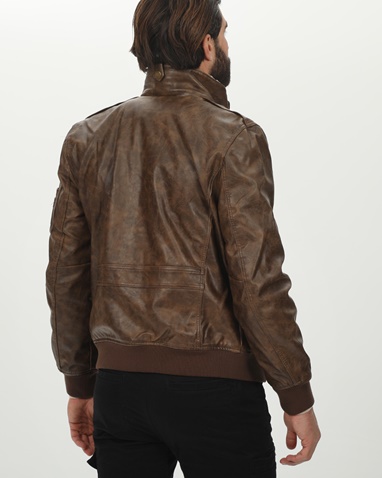 EXPLORER-Ανδρικό jacket EXPLORER 2411103035 καφέ