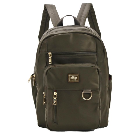 VQF POLO LINE-Γυναικείο σακίδιο πλάτης VQF POLO LINE 2209 καφέ