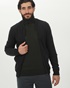 MARTIN & CO-Ανδρική πλεκτή ζακέτα MARTIN & CO 224-71-2412 μαύρο
