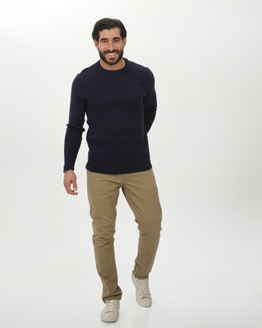 MARTIN & CO-Ανδρικό chino comfort παντελόνι MARTIN & CO 224-32-0463 224-32-1870 μπεζ