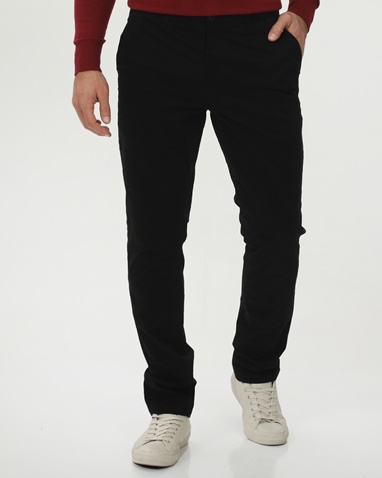 MARTIN & CO-Ανδρικό chino comfort παντελόνι MARTIN & CO 224-32-6514 μαύρο