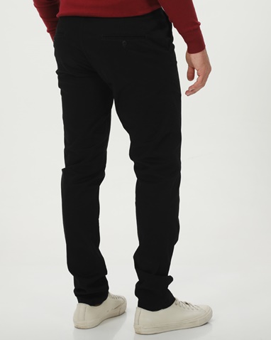 MARTIN & CO-Ανδρικό chino comfort παντελόνι MARTIN & CO 224-32-6514 μαύρο