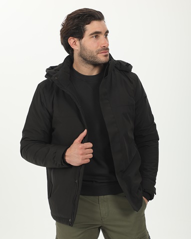 EXPLORER-Aνδρικό μπουφάν EXPLORER 2411103024 μαύρο