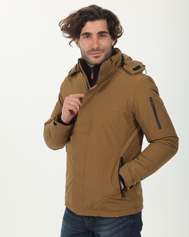 EXPLORER-Aνδρικό μπουφάν EXPLORER 2411103024 καφέ