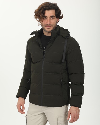 EXPLORER-Ανδρικό μπουφάν EXPLORER 2411103040 χακί