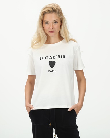 SUGARFREE-Γυναικεία μπλούζα SUGARFREE 23832602 λευκή