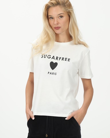 SUGARFREE-Γυναικεία μπλούζα SUGARFREE 23832602 λευκή