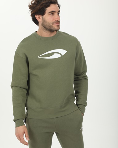 BLUE HUNTER-Unisex φούτερ μπλούζα BLUE HUNTER 113110107 χακί
