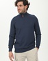 MARTIN & CO-Ανδρική πλεκτή μπλούζα MARTIN & CO 224-72-9044 μπλε