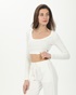 SUGARFREE-Γυναικείο cropped top SUGARFREE 23832081 λευκό