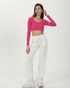 SUGARFREE-Γυναικείο cropped top SUGARFREE 23832081 φούξια