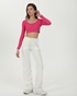 SUGARFREE-Γυναικείο cropped top SUGARFREE 23832081 φούξια