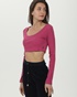SUGARFREE-Γυναικείο cropped top SUGARFREE 23832081 μοβ