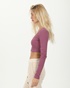 SUGARFREE-Γυναικείο cropped top SUGARFREE 23832081 μοβ