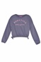 BODYTALK-Παιδική cropped μπλούζα BODYTALK 1222-701526 μοβ