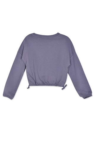 BODYTALK-Παιδική cropped μπλούζα BODYTALK 1222-701526 μοβ