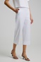 BILL COST-Γυναικείο cropped παντελόνι BILL COST 10-060790-0 λευκό 
