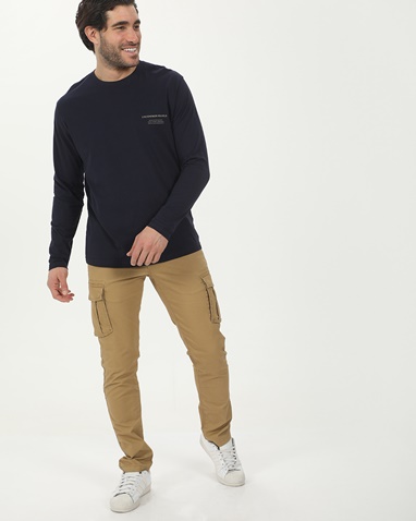 VAN HIPSTER-Ανδρικό cargo παντελόνι VAN HIPSTER 72244 μπεζ