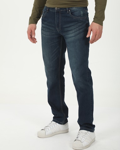 VAN HIPSTER-Ανδρικό jean παντελόνι VAN HIPSTER 72288 μπλε