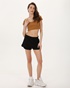 SUGARFREE-Γυναικείο cropped top SUGARFREE 23812101 καφέ