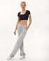 SUGARFREE-Γυναικείο cropped top SUGARFREE 23812101 ναυτικό μπλε
