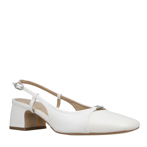 SAM EDELMAN-Γυναικεία flat slingback SAM EDELMAN I9850S3100 TARRA λευκά
