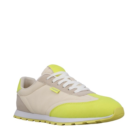 DKNY -Γυναικεία sneakers DKNY K1439763 FORSYTHE μπεζ κίτρινα