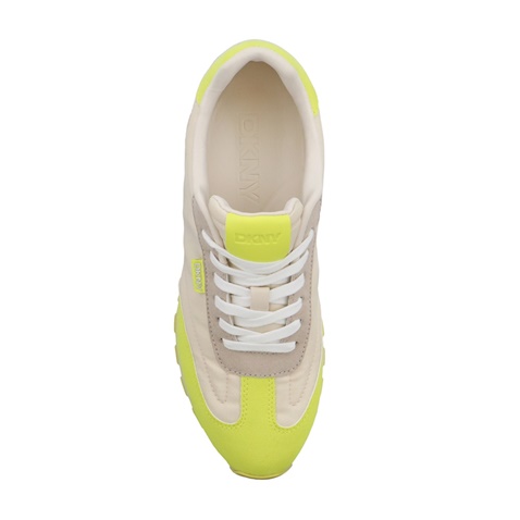 DKNY -Γυναικεία sneakers DKNY K1439763 FORSYTHE μπεζ κίτρινα