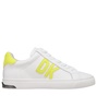 DKNY JEANS-Γυναικεία sneakers DKNY K1486950 ABENI λευκό κίτρινο