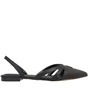 DKNY JEANS-Γυναικείες flat slingback γόβες DKNY K2439711 VERITY μαύρες