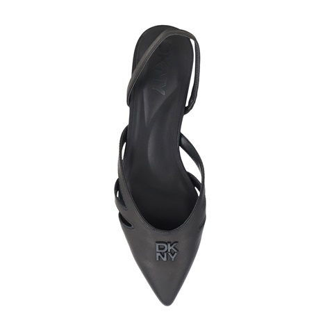 DKNY JEANS-Γυναικείες flat slingback γόβες DKNY K2439711 VERITY μαύρες