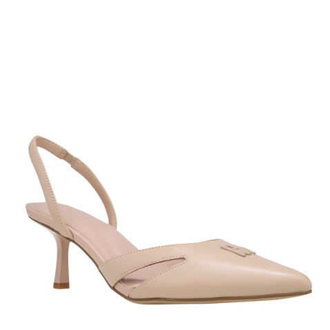 DKNY JEANS-Γυναικείες slingback γόβες DKNY K2463192 GLORIANA μπεζ