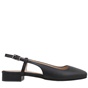 ΚΑΛΟΓΗΡΟΥ-Γυναικεία flat slingback ΚΑΛΟΓΗΡΟΥ ΑΒΑ LEA μαύρα