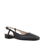 ΚΑΛΟΓΗΡΟΥ-Γυναικεία flat slingback ΚΑΛΟΓΗΡΟΥ ΑΒΑ LEA μαύρα